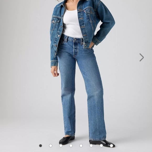 Classic Blue 501 90s Levis Women's Jeans - Picture 1 of 6